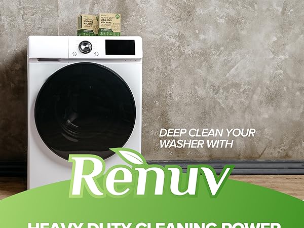washing machine cleaner renuv one year supply