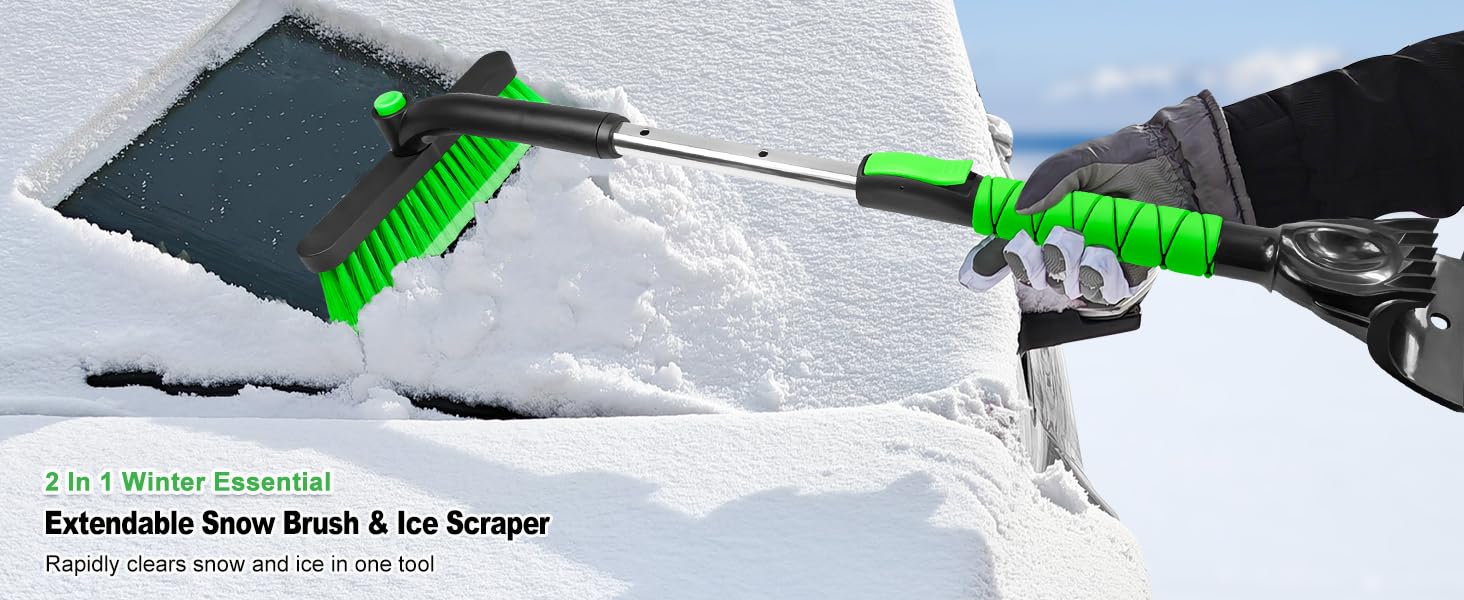 snow brush ice scraper