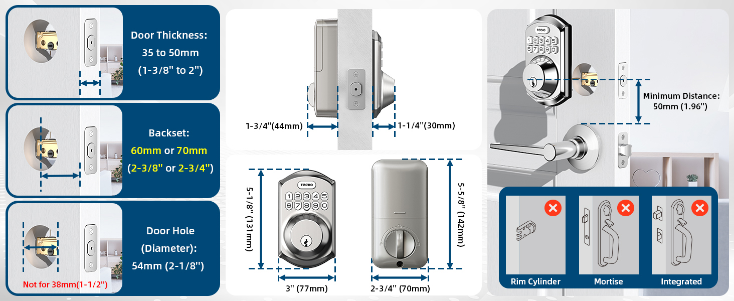 keyless entry door lock