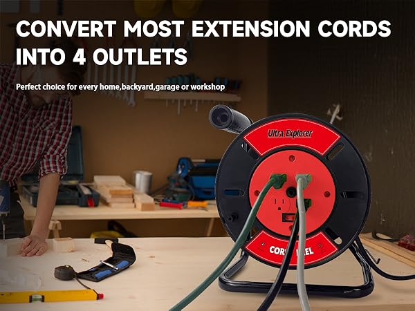 heavy duty electric cord reels