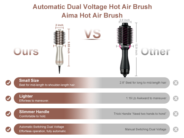 dual voltage brush