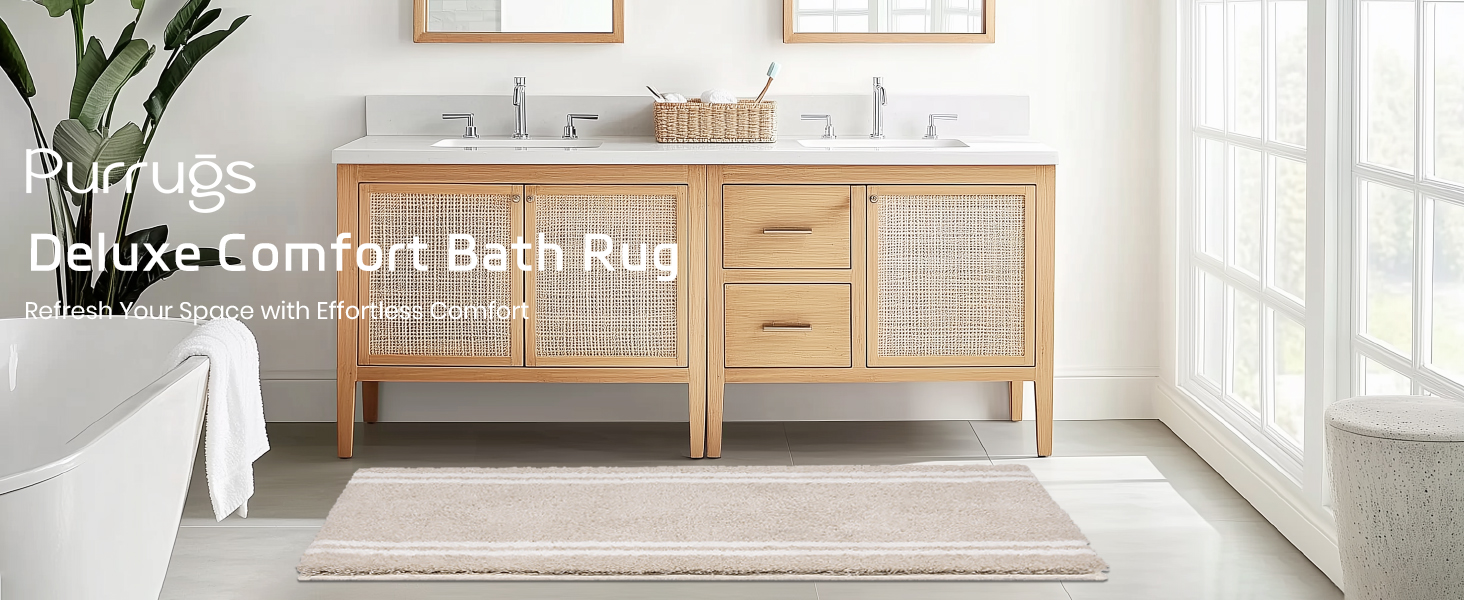 Machine Washable Bath Rug