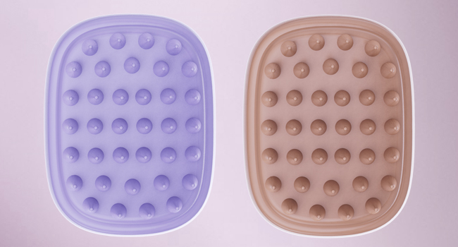 silicone bristles