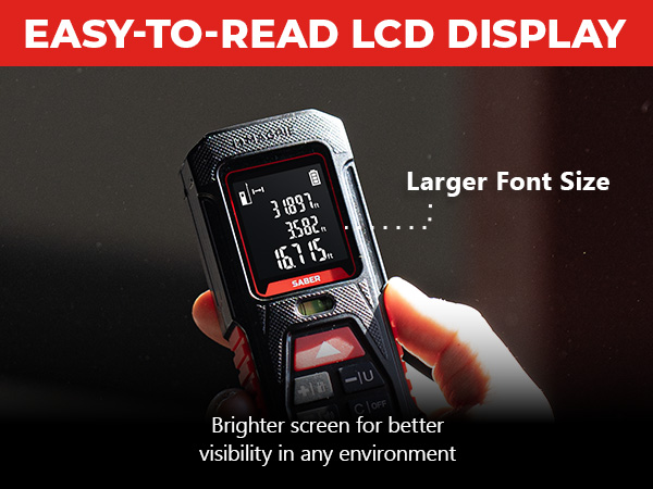 Easy-to-Read LCD Display