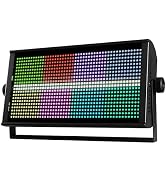 MINGJIE 500W RGBW LED Stage Strobe Light with 960 LEDs, Dimmable Multi Effects by DMX512 Sound Ac...