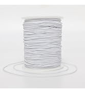 LUSTEMBER Elastic String for Bracelets, 1 mm x 110 Yards Sturdy Stretchy Elastic Cord for Jewelry...