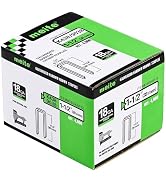 meite 18 Gauge 1/4-Inch Narrow Crown Staples, 1-1/2-Inch Length Galvanized Staples for Heavy Duty...