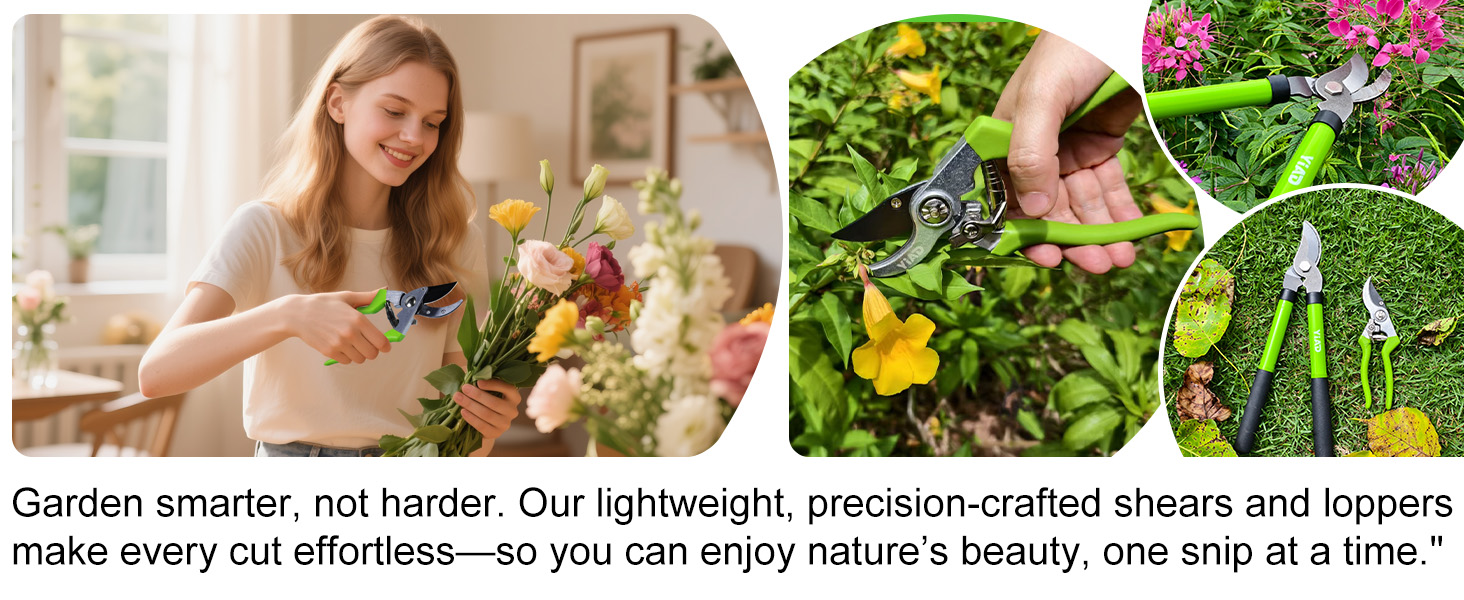 Pruning Shears for Gardening,Heavy Duty Garden Shears