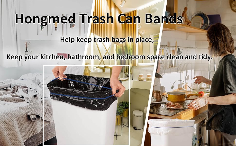 Trash can bands, Trash can rubber bands, garbage can bands, rubber bands