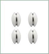 Mrs Awesome Magnetic Curtain Weights, 3 Pairs (6 Pieces) Strong Tablecloth Magnets, Add Heavy Wei...