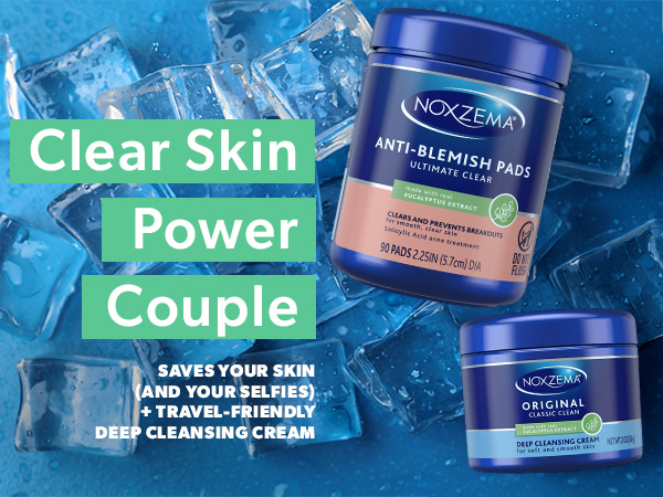 Together, they help refine the look of skin texture for a clean, confident feel—morning and night.