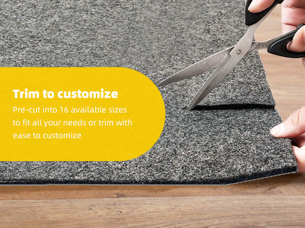 rug pad gripper 2x3 non slip cushioned thick felt rubber rug pad runner rug pad non skid