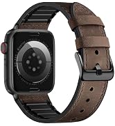 Adorve Leather Watch Band for Apple Watch Bands Men 44mm 45mm 46mm 42mm 49mm 41mm 40mm 38mm, Top ...