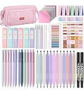 Nicpro 71PCS Bible Journaling Kit, Bible Study Supplies, No Bleed Highlighters and Pens, Sticky N...