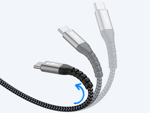 usb c cable braided