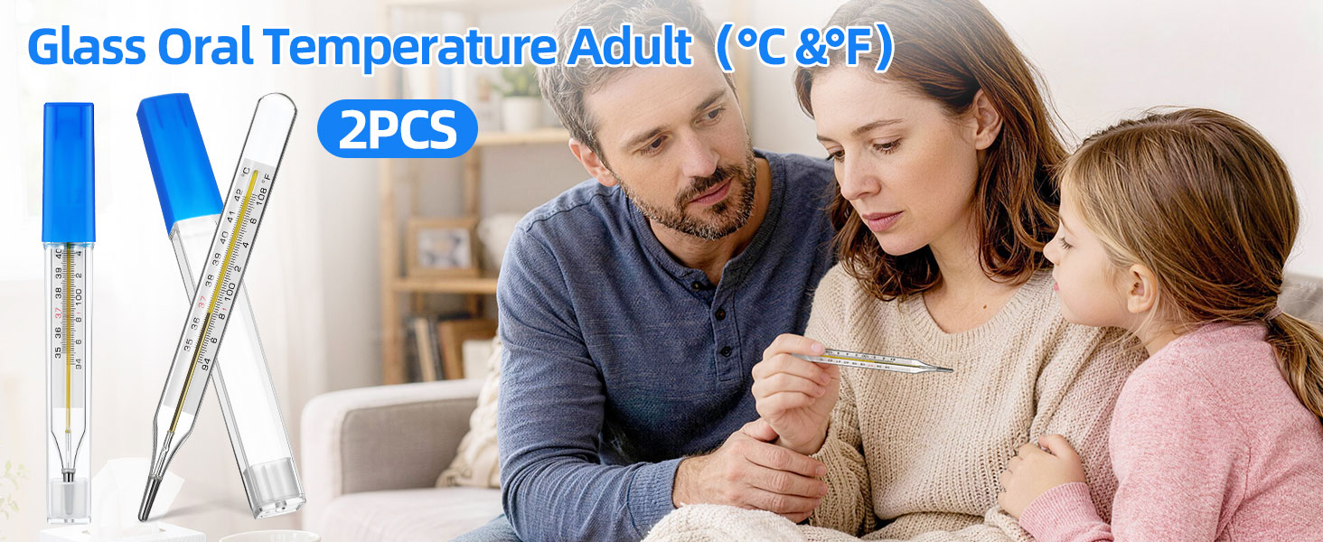 Glass Oral Temperature Adult
