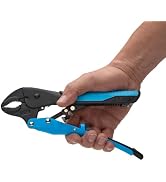 OX Pro 10 in Auto-Adjust Curve Jaw Pliers with Soft Grip | Auto-adjusting mechanism with pressure...