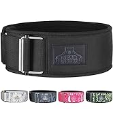 Bear Grips 3 Layer Weight Lifting Belt, Quick Lock Weightlifting Belt Buckle, Perfect Gym Belt, S...