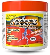 Arymar Glucosamine Chandroitin Powder (1500mg/1200mg) - Joint Health Support Supplement - Helps M...