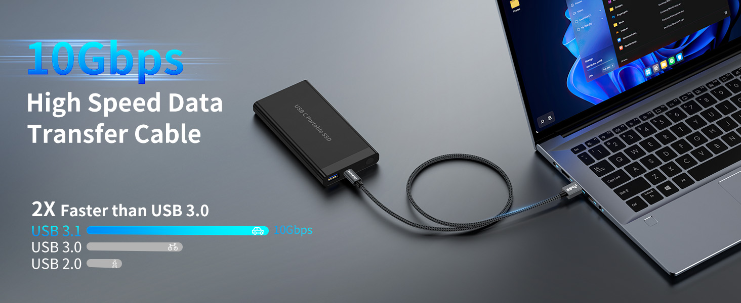 usb a to usb c cable fast charging iphone 15 pro max data transfer type c apple charger high speed
