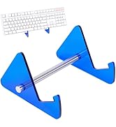 CRASPIRE Keyboard Holder Shelf Keyboard Display Stand Blue Acrylic Iron Portable Removable Mechan...