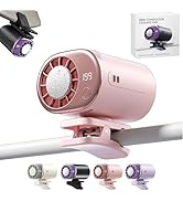CBDYWVR 2026 Car Clip On Air Conditioner Fan with 16°C Semiconductor Cooling Chips, 199 Speeds Ad...