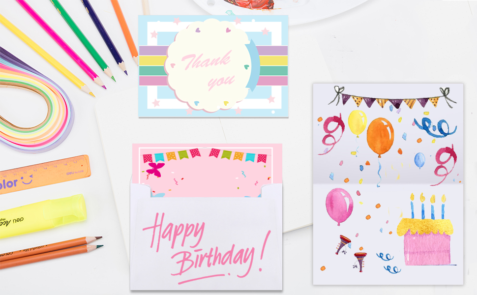 Blank Cards and Envelopes White Invitation Cardstock with Envelopes Blank Greeting Cards Envelope