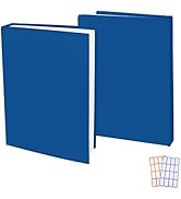 2 Pack Stretchable Book Sleeve Covers, for Paperbacks Hardcover Textbooks up to 9" x 12", Office ...