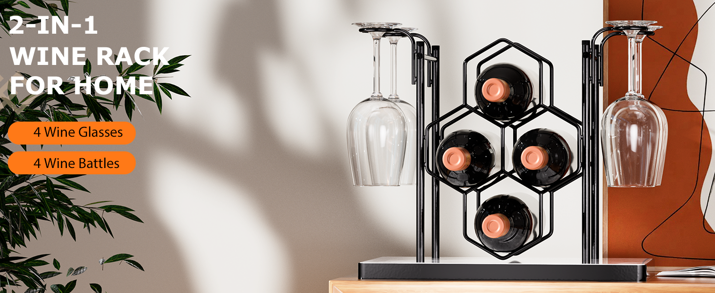 countertop wine rack