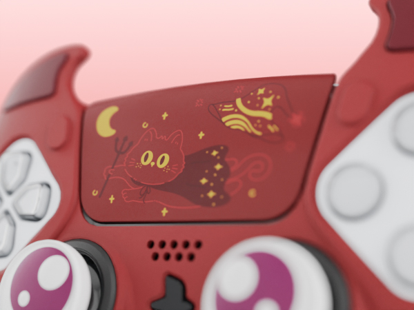 Cute Demon Controller Silicone Case for ps5