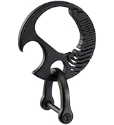 Fortedgear FGKC1 Mini EDC Titanium Keyring, Quick Release Mini Titanium Carabiner Keychain Ring, ...