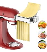 3 in 1 Pasta Attachment for Kitchenaid Stand Mixer, All Metal Pasta Maker Kitchenaid Attachment, ...