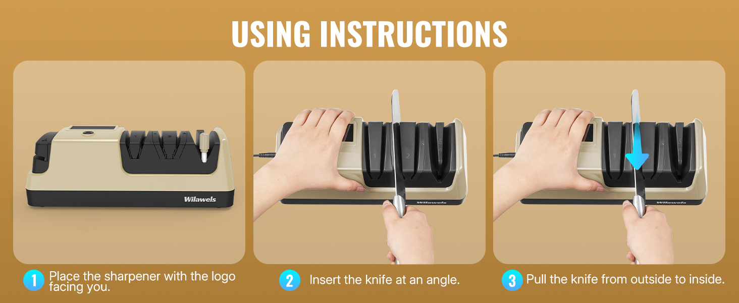 G01KS06 Electric Knife Sharpener