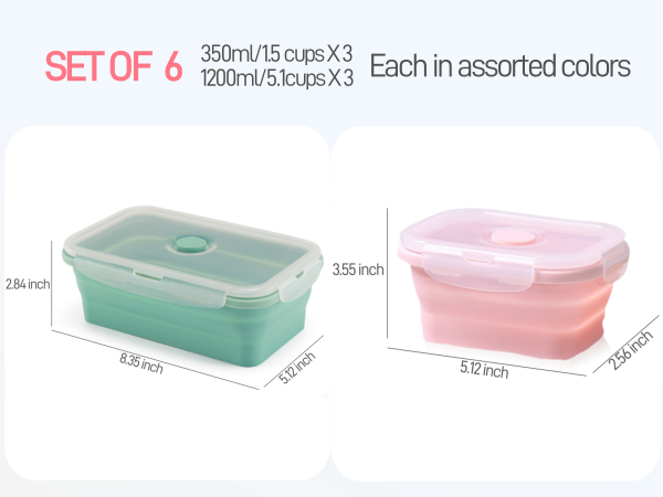 silicone snack containers with lids collapsible bowls collapsible mixing bowls