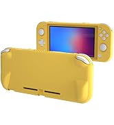ECHZOVE Hard Case for Nintendo Switch lite, Grip Case for Nintendo Switch lite - Yellow