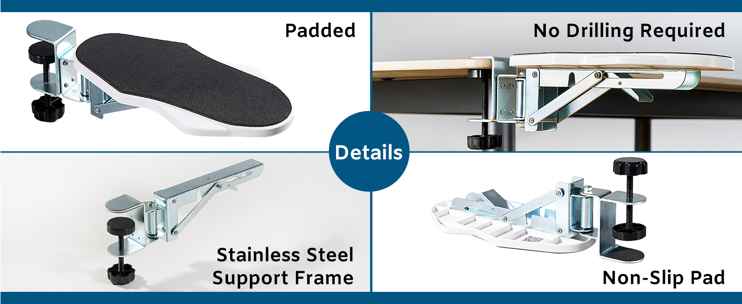 Computer Arm Rest Support Extender