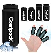 Finger Ice Sleeves, 4PCS Finger & Toe Cold Gel Ice Packs, Thumb Ice Packs Hot Cold Compr...