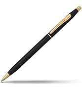 Cross Classic Century Classic Black Ballpoint Pen - Refillable Pen for Effortless Writing - Black...