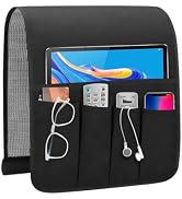 WETRBWEH Non-slip Couch Organizer Armchair Caddy, Oxford TV Remote Control Holder Bedside Caddy w...