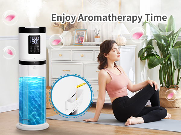 humidifier with essential oil diffuser