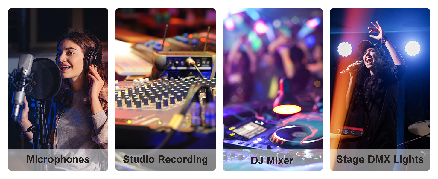 xlr cables for Microphones, Amplifier,Mixer, power amplifiers, Recording Studio