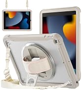 ZenRich New Slim Hard Case for iPad 9th/8th/7th Generation 10.2'', Rugged Shockproof Drop-Proof K...