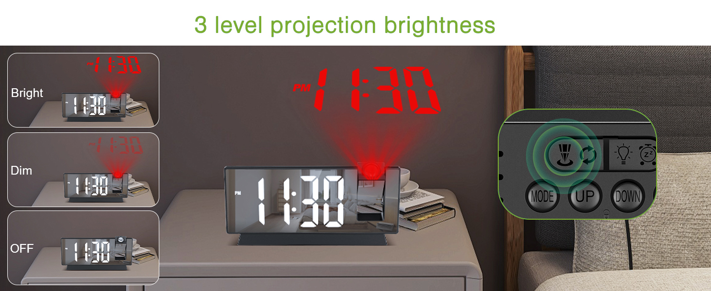 Projection Alarm Clock