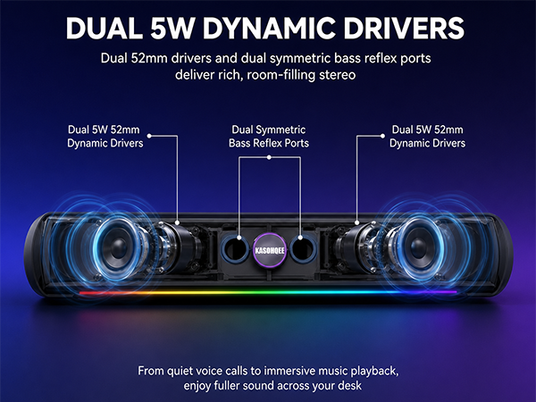 Computer Speakers for Desktop PC
