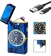 SKRFIRE Electric Lighter Rechargeable Watch Lighter for Eagle, USB Arc lighters,Fashion Dragon Li...