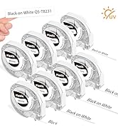 Phomemo P12 Label Tape Compatible with DYMO Letratag Refills LT-100H LT-100T 200B,and Phomemo P12...