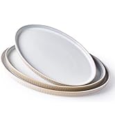 famiware Serving Platter, Star Collection, Cappuccino White