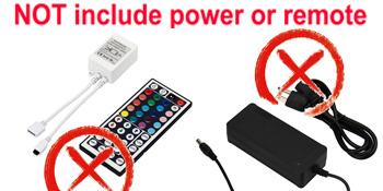 Package includes only 1pcs strip light, without power or remote