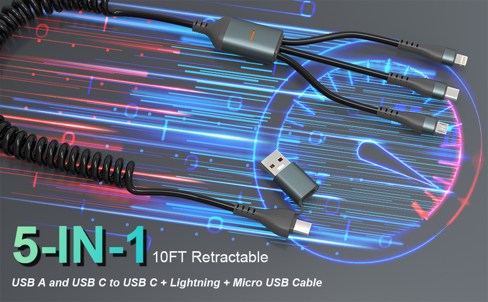 usb c multi charging cable