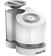 Vornado EV100 Evaporative Whole Room Humidifier with SimpleTank, 1 Gallon Capacity, White
